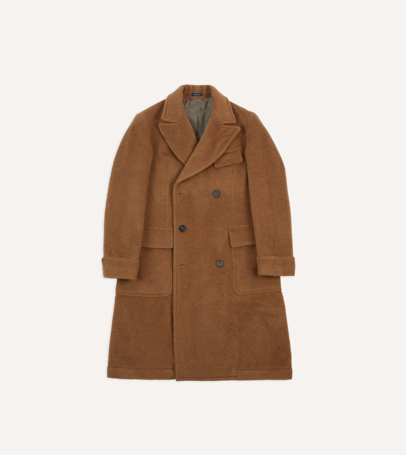 Double Breasted Teddy Overcoat