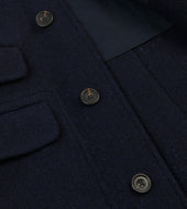 Donegal Wool Raglan Coat