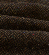 Herringbone Wool Raglan Coat