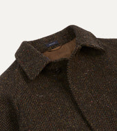 Herringbone Wool Raglan Coat