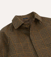 Wool Tweed Raglan Coat