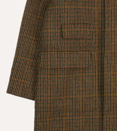 Wool Tweed Raglan Coat