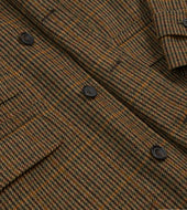 Wool Tweed Raglan Coat