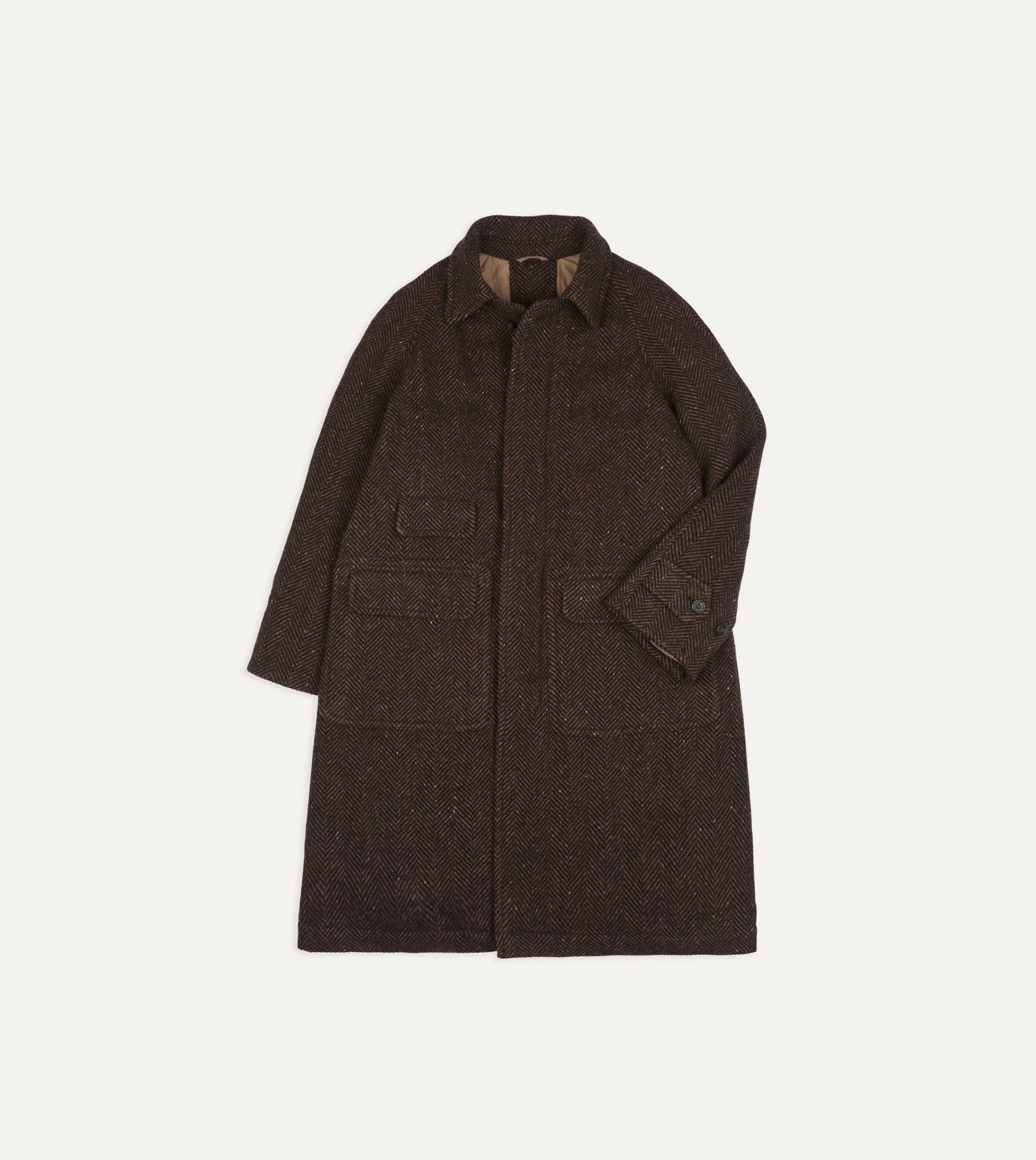 Drake S By Nanga Quilted Raglan Coat