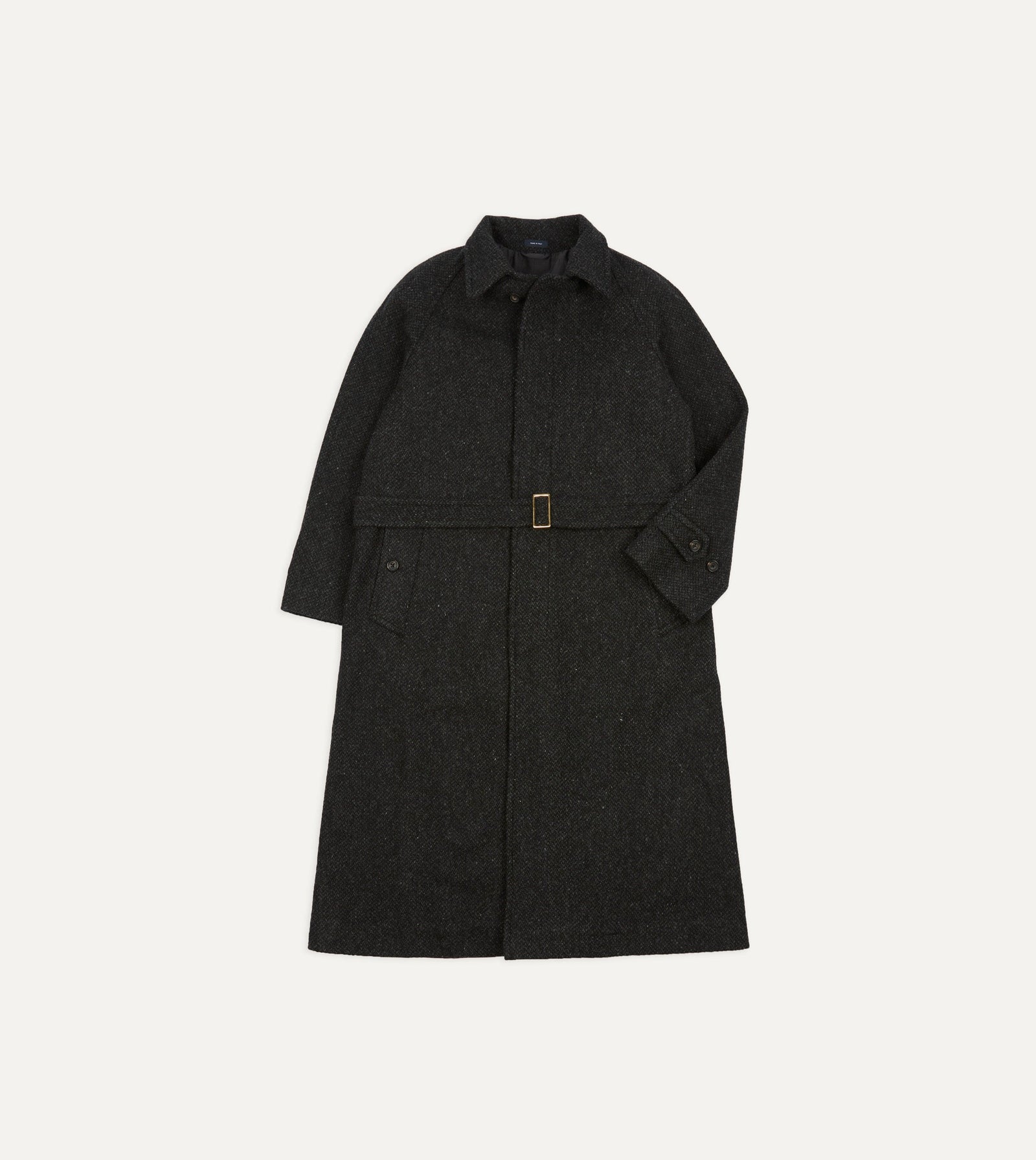Drake S By A Levine Wool Raglan Overcoat