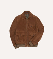 Heavyweight Suede A 2 Bomber Jacket