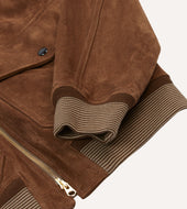 Heavyweight Suede A 2 Bomber Jacket