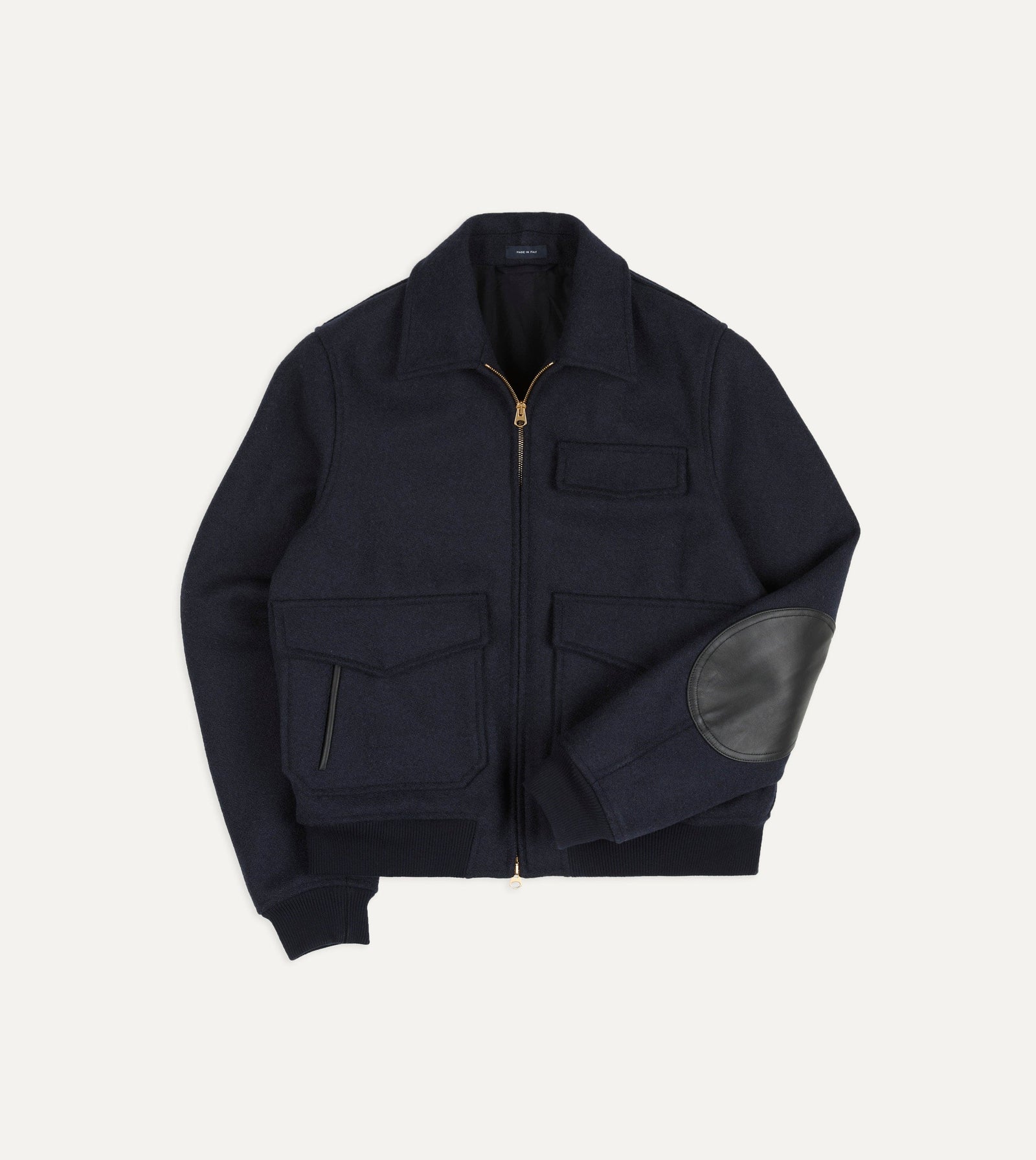 Wool And Leather A 2 Bomber Jacket