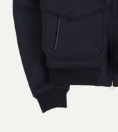 Wool And Leather A 2 Bomber Jacket