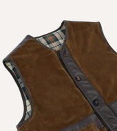 Corduroy Wadded Vest