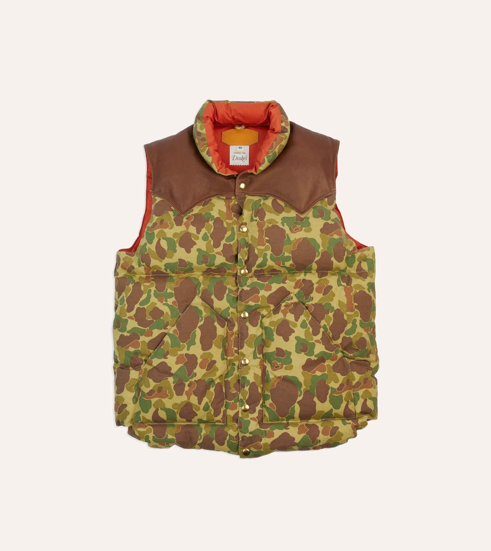 Rocky Mountain Featherbed For Drake S Camo Ripstop Cotton Christy Down Vest