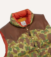 Rocky Mountain Featherbed For Drake S Camo Ripstop Cotton Christy Down Vest