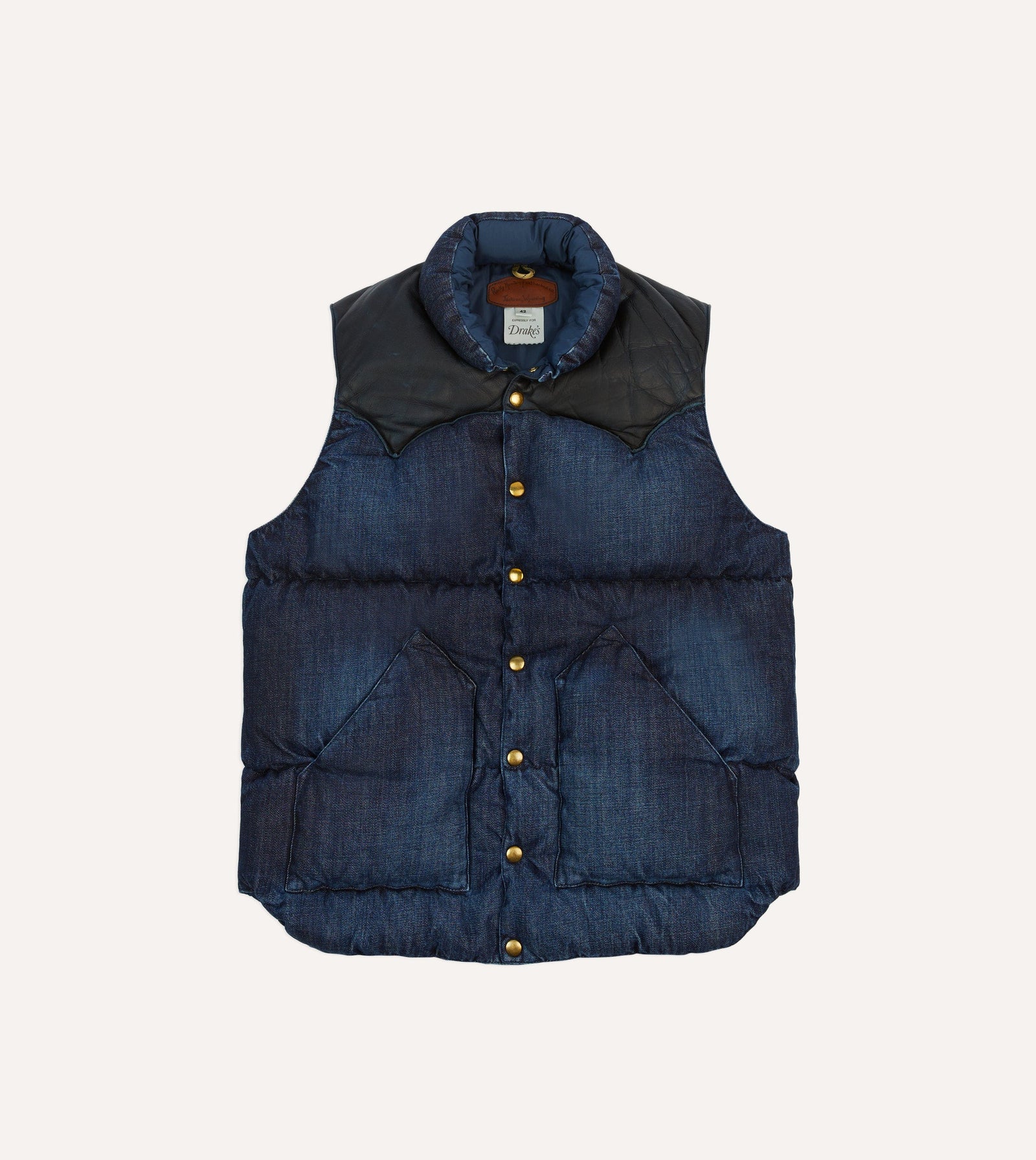 Rocky Mountain Featherbed For Drake S Denim Christy Down Vest