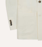 Linen Double Breasted Tailored Jacket