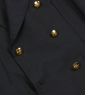 Wool Mohair Double Breasted Travel Blazer
