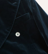 Velvet Double Breasted Blazer