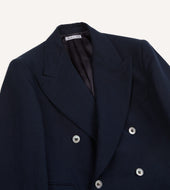 Linen Cotton Double Breasted Tailored Jacket