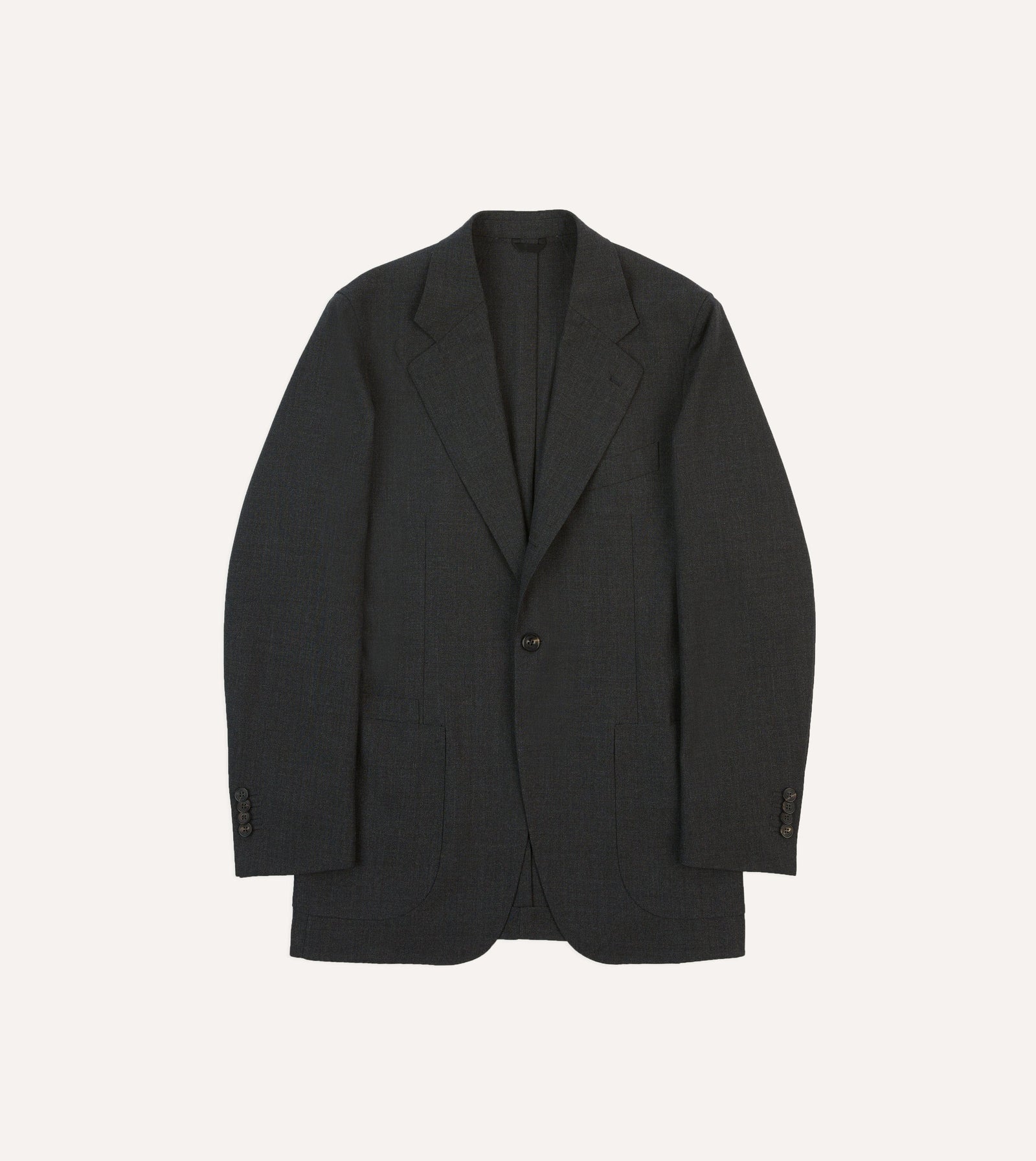 Tropical Wool Tailored Jacket