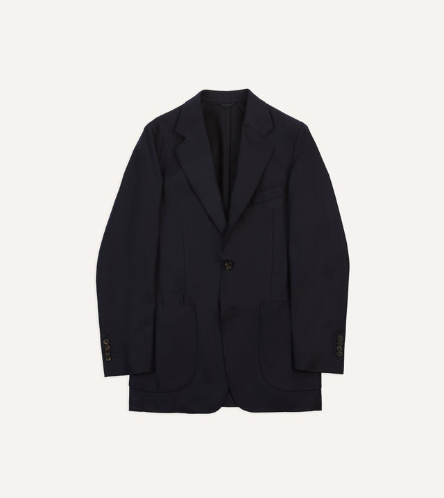 Wool Flannel Tailored Jacket