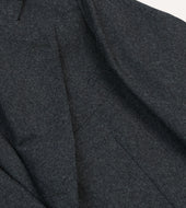 Grey Wool Flannel Tailored Jacket
