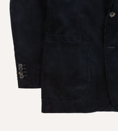 Mid Wale Cotton Corduroy Tailored Jacket
