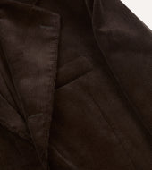 Mid Wale Cotton Corduroy Tailored Jacket