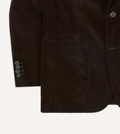 Mid Wale Cotton Corduroy Tailored Jacket