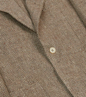 Herringbone Linen Silk Blazer
