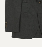 Grey Fresco Wool Tailored Jacket