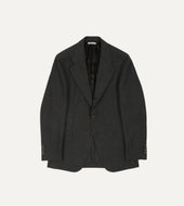 Grey Prince of Wales Check Fresco® Wool Tailored Jacket