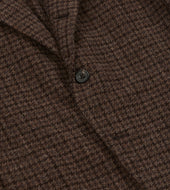 Houndstooth Check Tweed Blazer