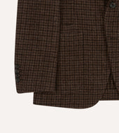 Houndstooth Check Tweed Blazer