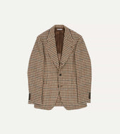 Ecru Gun Club Check Tweed Blazer
