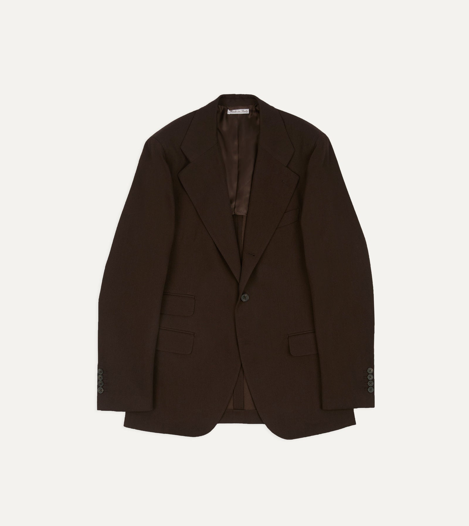 Wool Cotton Tailored Jacket