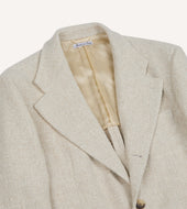 Silk Canapa Tweed Blazer