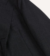 Dark Grey Fresco Wool Tailored Jacket