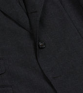 Dark Grey Fresco Wool Tailored Jacket