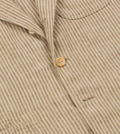 And Ecru Stripe Oxford Linen Games Blazer Mk Iv