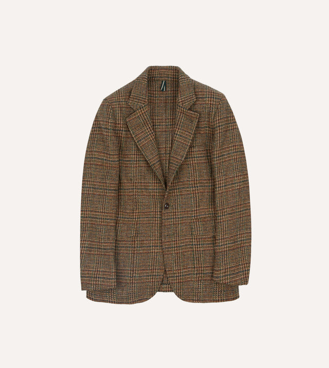 Prince Of Wales Check Harris Tweed Games Blazer Mk Vii