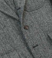 Grey Herringbone Harris Tweed Games Blazer Mk Vii