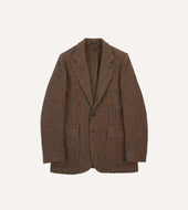 Brown Prince of Wales Check Tweed Games Blazer Mk. VII