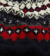 Chamula For Drake S And Red Fairisle Merino Jumper