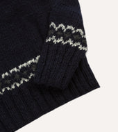 Chamula For Drake S And Red Fairisle Merino Jumper