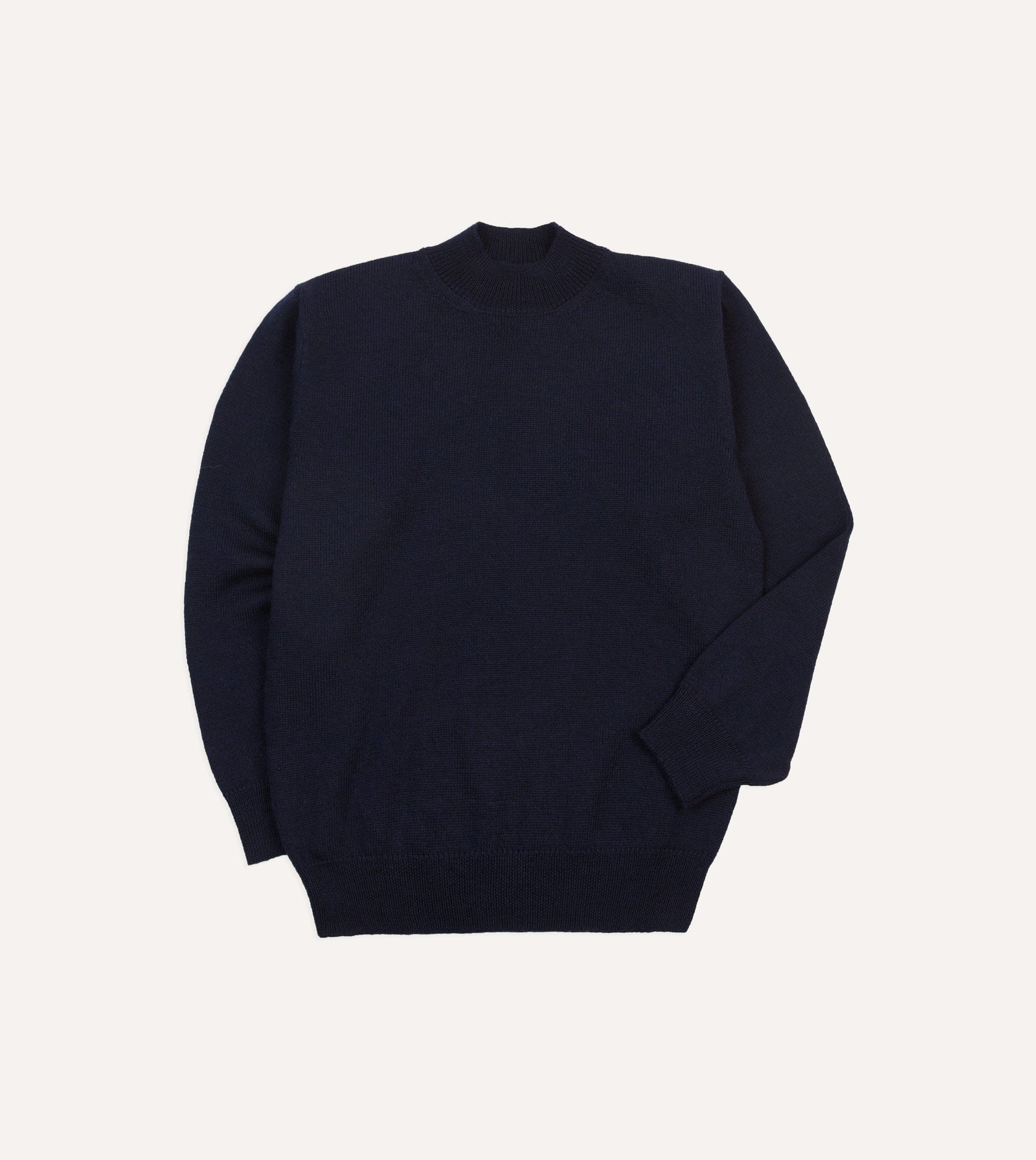 Wool Mock Neck Jumper