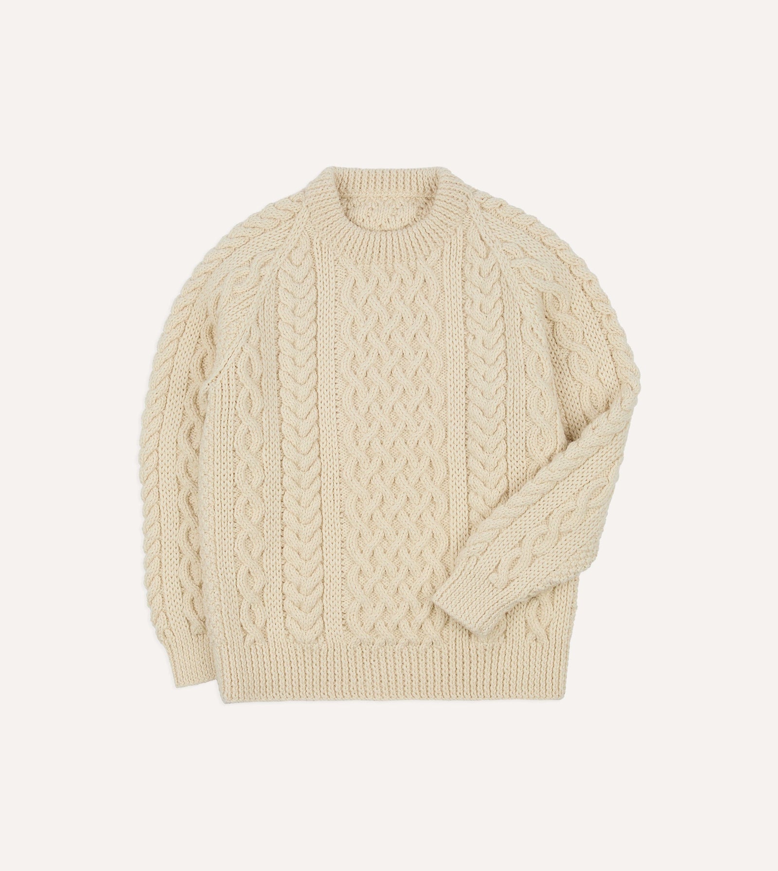 Wool Aran Jumper