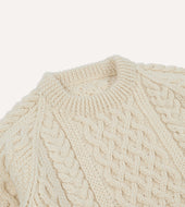 Wool Aran Jumper
