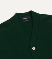 Dark Lambswool 6 Button Cardigan
