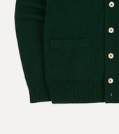Dark Lambswool 6 Button Cardigan