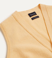 Lambswool Sleeveless Cardigan