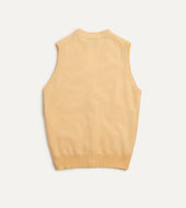 Lambswool Sleeveless Cardigan